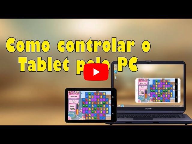 Como controlar o Tablet pelo PC