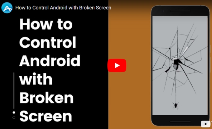 Control Android with Broken Screen
