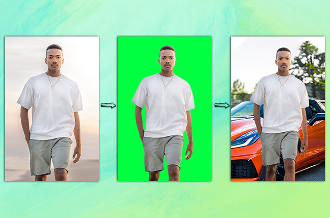 photo green screen editor free