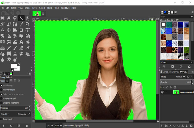 green screen editor free photo