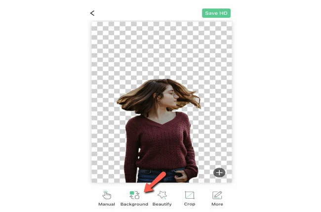 make photo background black apowersoft mobile app