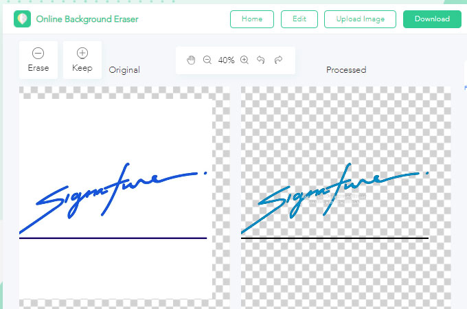 How to make Transparent Signature with just one click in any Computer or  Smartphone ? 