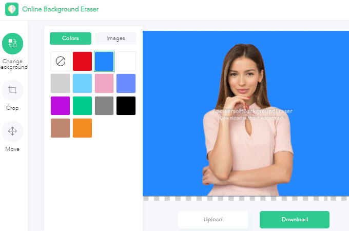 Photo background deals change online