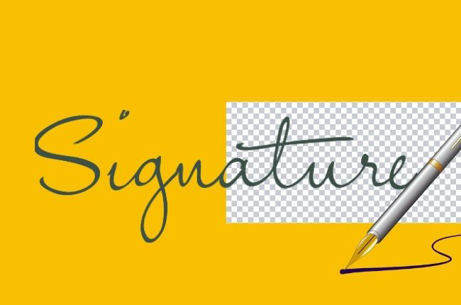 create transparent signature online 