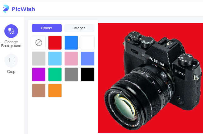 change background color of photo