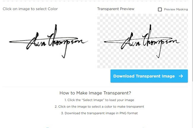 imageresizer criar assinatura transparente online