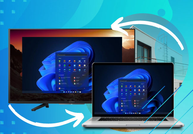 screen mirroring laptop to sony tv