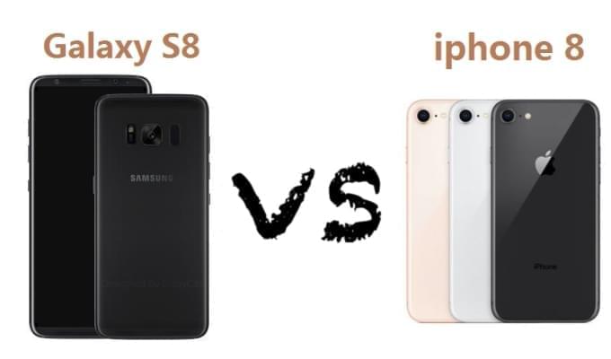 iPhone8 Galaxy S8比較