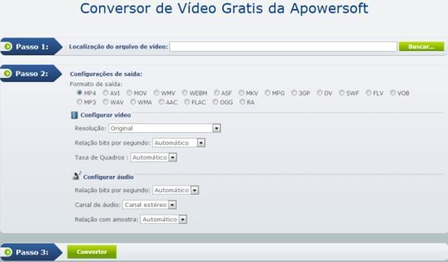 conversor de vídeo gratis da apowersoft