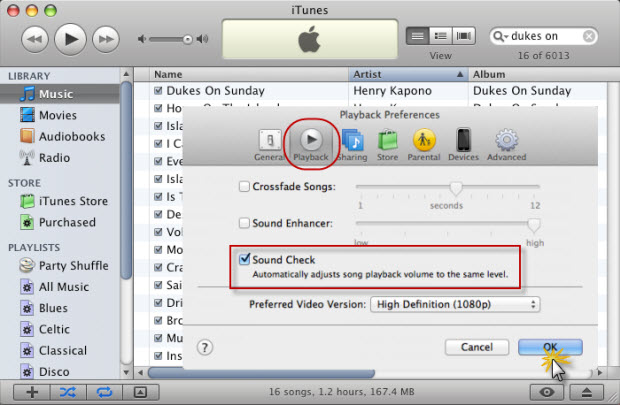 normalizar volume de MP3 Mac