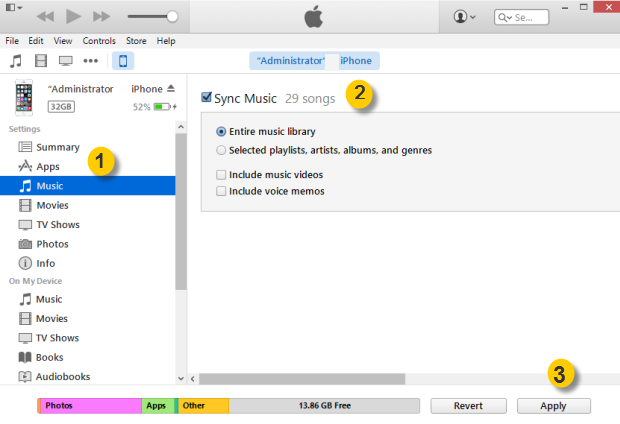 copiar a música de iPhone 4s para iPhone 6