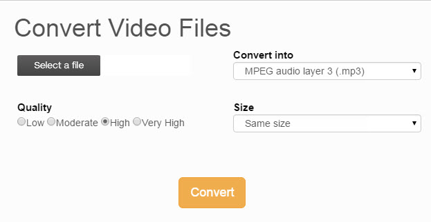 Files conversion