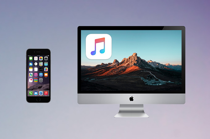 passar música do iPhone para o Mac