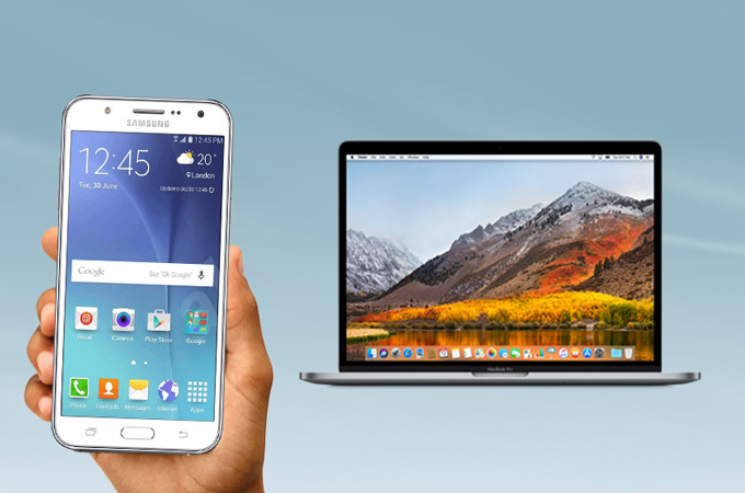 how to download pictures from samsung to mac