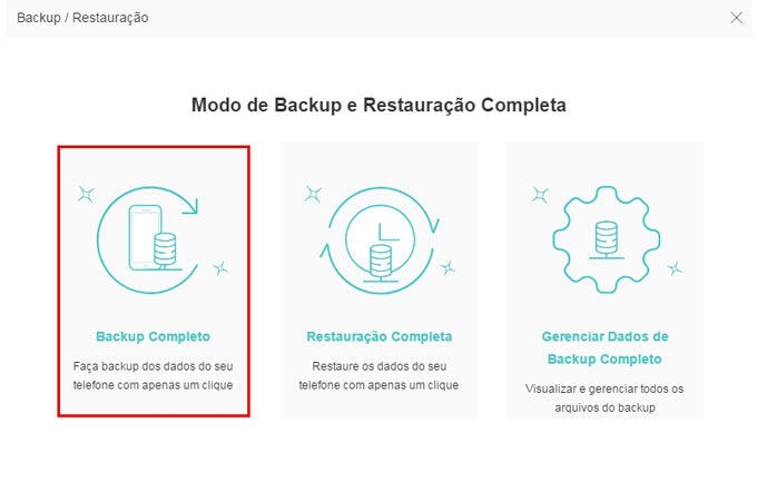 ApowerManager backup ompleto