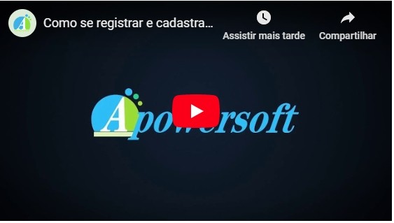 registrar e ativar conta da Apowersoft