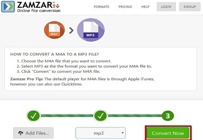 zamzar-convert now button 