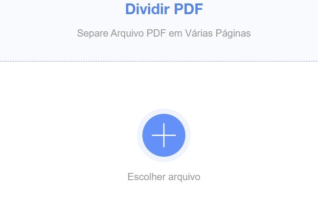 separar arquivo PDF online
