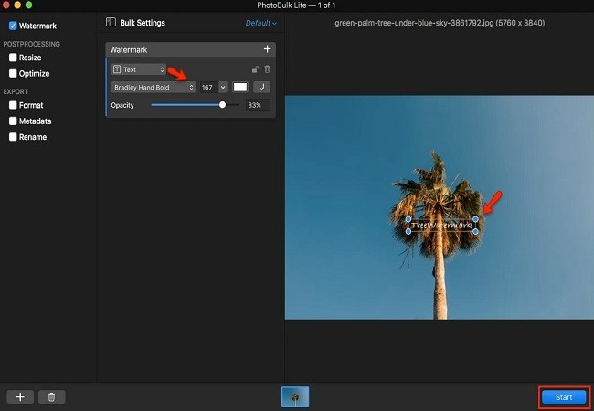 app gratuita marca d'água para mac para foto em lote