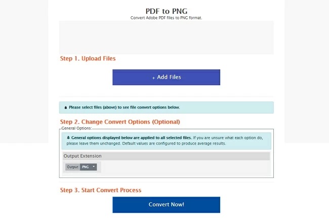 PDF para PNG conversão