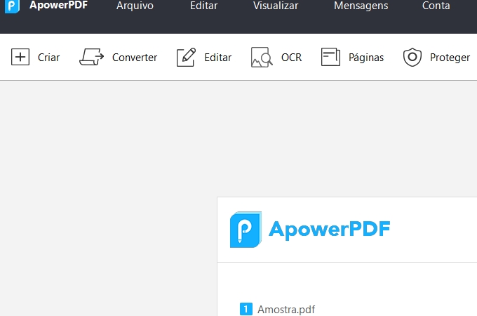 interface ApowerPDF