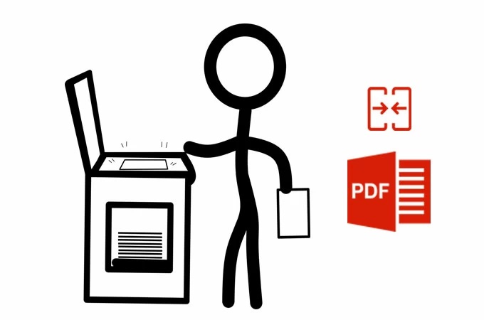 mesclar arquivos digitalizados em PDF