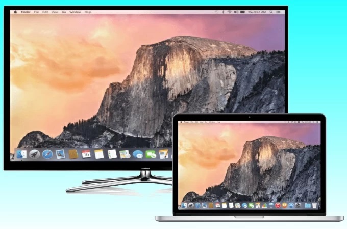 espelhar Mac para Samsung Smart TV