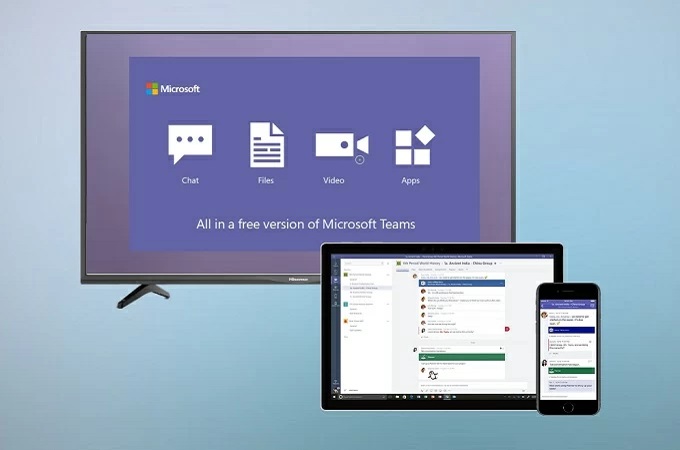 Exibir Microsoft Teams em sua Smart TV