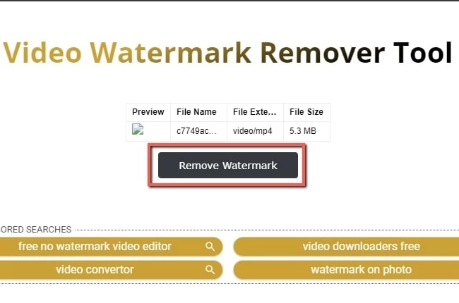 carregue o vídeo do tiktok online watermark remover