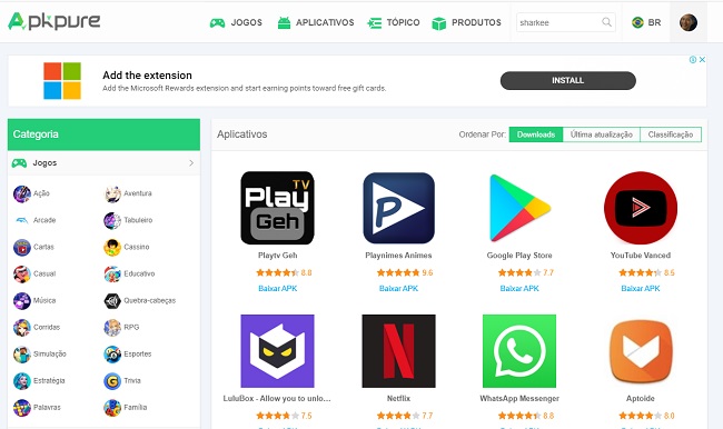 21 Sites de download de aplicativos para Android