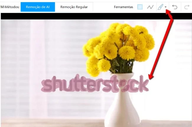 remover a marca Shutterstock