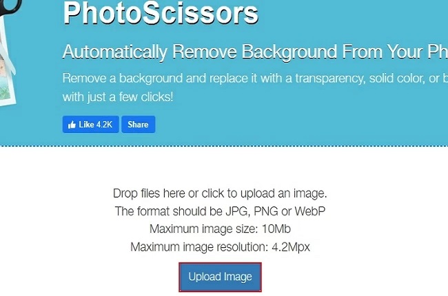 passo 1 de usar photoscissors