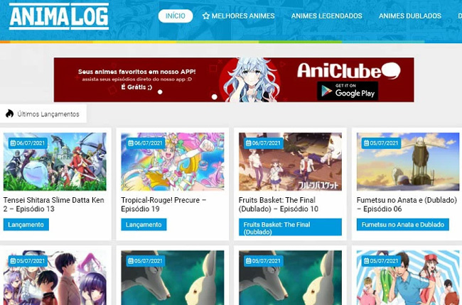 TOP 05 - Sites de animes que sobreviveram no Brasil