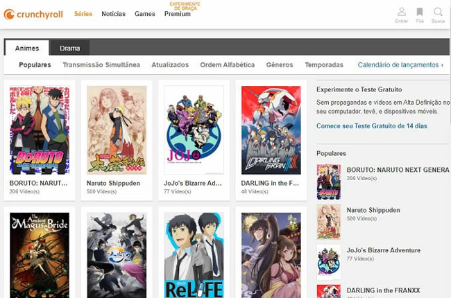 TOP 05 - Sites de animes que sobreviveram no Brasil