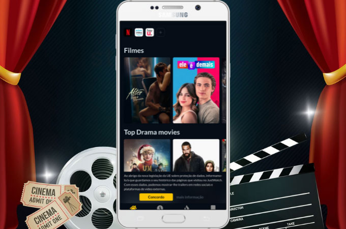 justwatch aplicativos de filmes