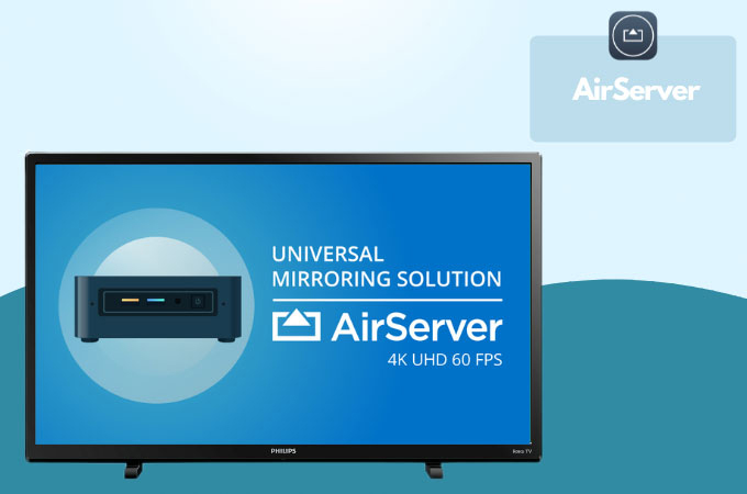 cover airserver espelho iphone para philips tv