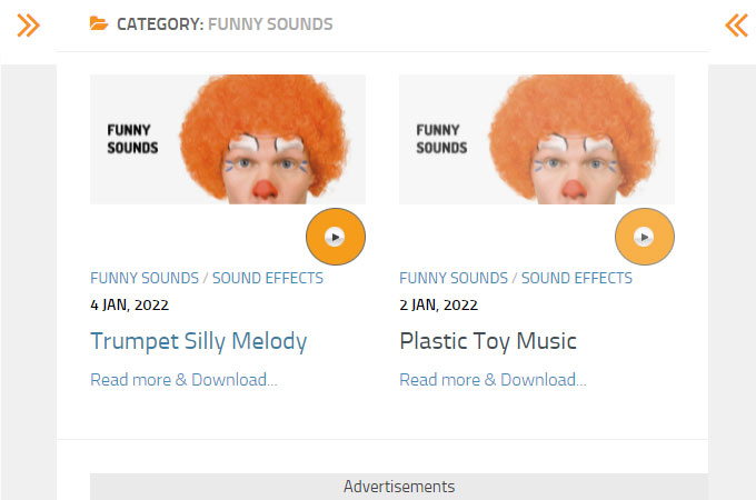orange free sounds baixar efeitos sonoros engraçados gratuitos