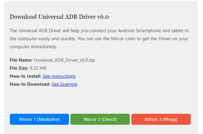 driver adb de download universal