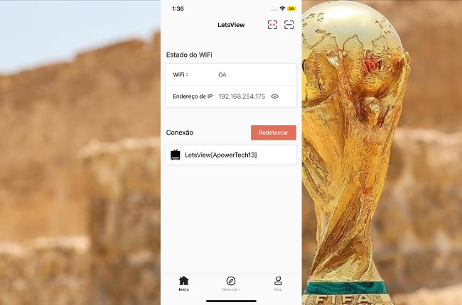 letsview detectar elenco copa do mundo 2022 telefone pc