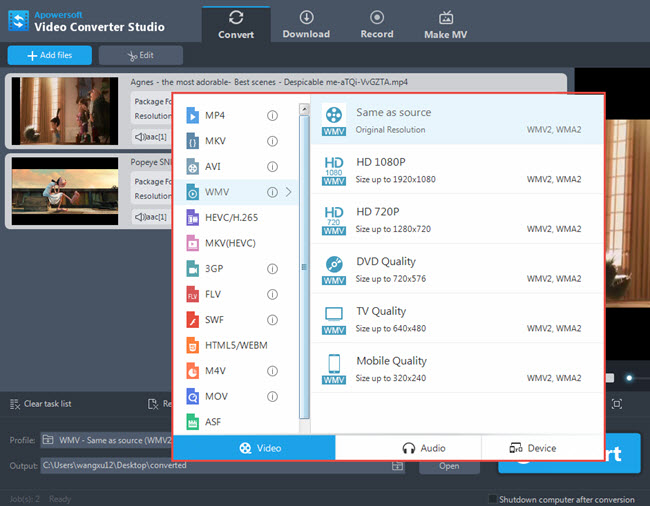 Cardinal lack is more than Free video converter for Windows Movie Maker