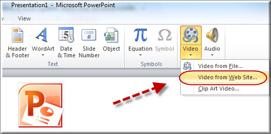 how to put a youtube video in microsoft powerpoint mac