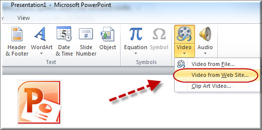 Powerpoint 2010 видео