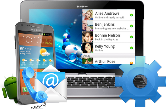 manage Android contacts on PC