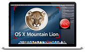 record OS X Mountain Lion screen