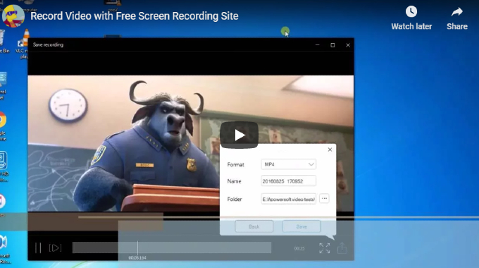 Free Screen Recorder for  Videos