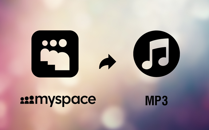 convert MySpace to MP3