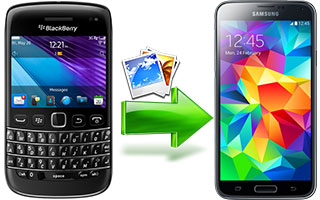 transfer Blackberry photos to Samsung S