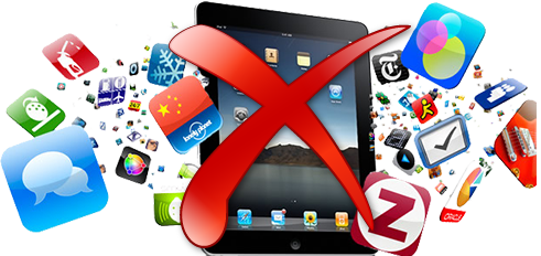 delete iPad apps