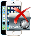 delete iPhone private data