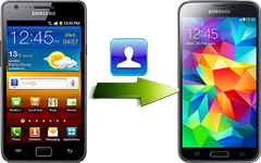 transfer contacts from Samsung Galaxy S2 to S5